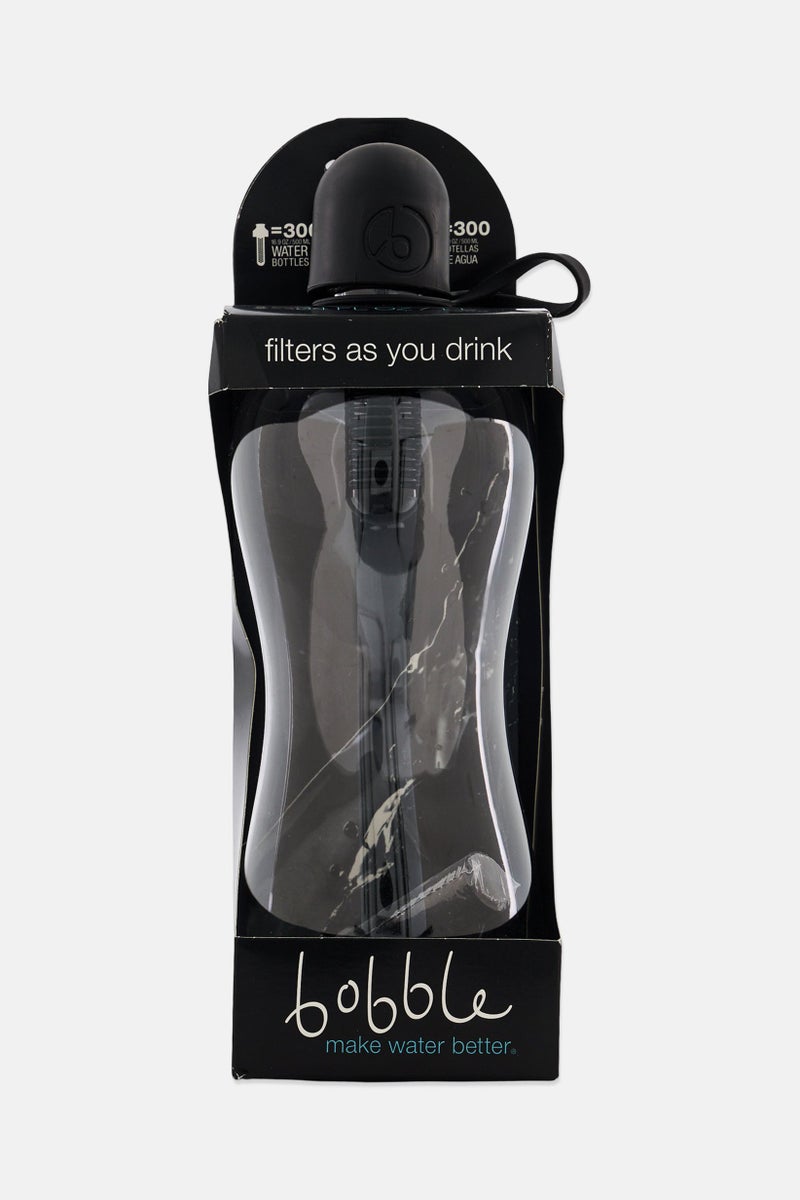 bobble زجاجة مياه بتصفية بلاستيكية، شفافة - Image 1